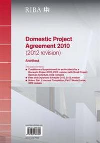 RIBA Domestic Project Agreement 2010 (2012 Revision): Architect