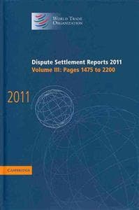 Dispute Settlement Reports 2011: Volume 3, Pages 1475–2200