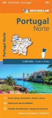 Portugal Norte - Michelin Regional Map 591