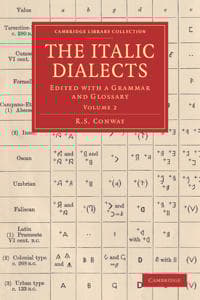 The Italic Dialects