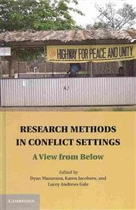 Research Methods in Conflict Settings