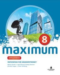 Maximum 8; oppgavebok
