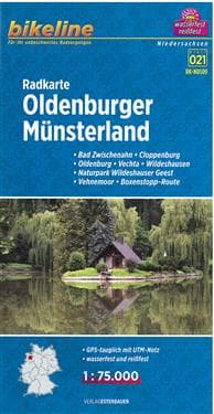 Bikeline Radkarte Oldenburger Münsterland 1 : 75.000