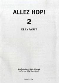 Allez hop! 2; elevfasit