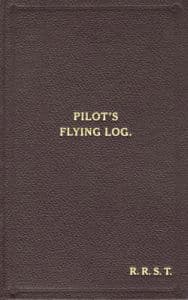 W/Cdr Robert Stanford Tuck Facsimile Flying Log Book
