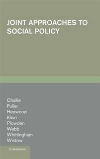 Joint Approaches to Social Policy