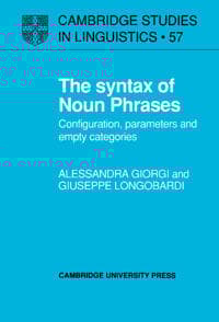 The Syntax of Noun Phrases