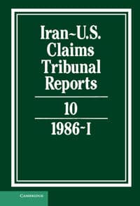 Iran-US Claims Tribunal Reports: Volume 10