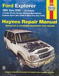 Ford Explorer, Mazda Navajo, Mercury Mountaineer (91 - 05)