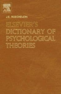 Elsevier's Dictionary of Psychological Theories