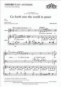 Go forth into the world in peace