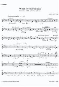 What sweeter music