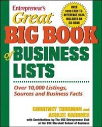 Great Big Book of Business Lists
