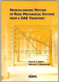 Nonholonomic Motion of Rigid Mechanical Systems from a Dae Viewpoint