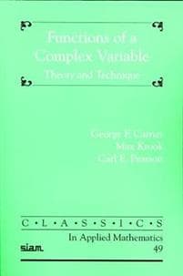 Functions of a Complex Variable: Theory And Technique