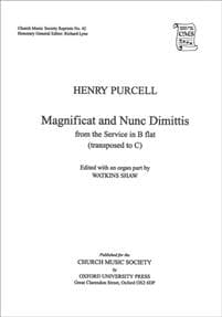 Magnificat and Nunc Dimittis from B flat service