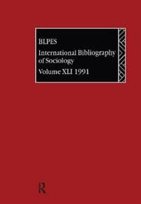 IBSS: Sociology: 1991 Vol 41