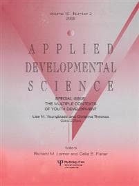 The Multiple Contexts Of Youth Development Ads V10#2