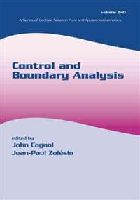 Control and Boundary Analysis