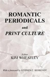 Romantic Periodicals and Print Culture