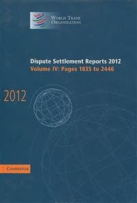 Dispute Settlement Reports 2012: Volume 4, Pages 1835–2446