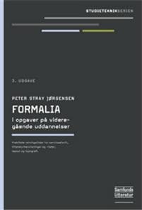Formalia i opgaver på videregående uddannelser