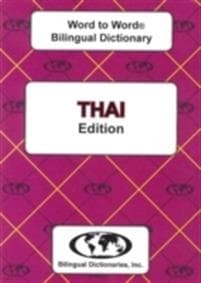 English-ThaiThai-English Word-to-Word Bilingual Dictionary