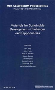 Materials for Sustainable Development – Challenges and Opportunities: Volume 1492