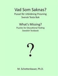 What's Missing? Puzzles for Educational Testing: Swedish Testbook