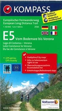 E5 LAKE CONSTANCE TO VERONA 2558 GPS WP