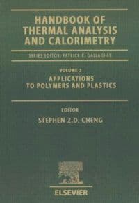 Handbook of Thermal Analysis and Calorimetry