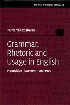 Grammar, Rhetoric and Usage in English