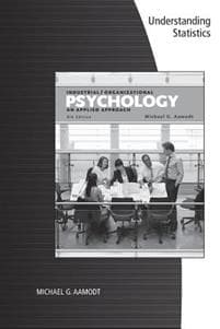 I/O Stats Primer for Aamodt's Industrial/Organizational Psychology: An Applied Approach