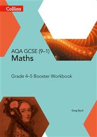 AQA GCSE (9-1) Maths Grade 4-5 Booster Workbook
