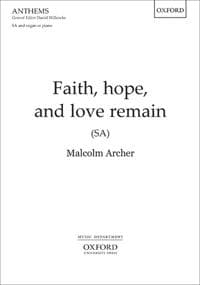 Faith, hope, and love remain