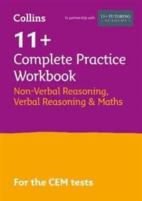 11+ Verbal Reasoning, Non-Verbal ReasoningMaths Complete Practice Workbook