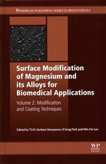 Surface Modification of Magnesium and its Alloys for Biomedical Applications