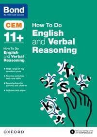 Bond 11+: CEM How To Do: English and Verbal Reasoning