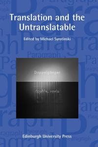 Translation and the Untranslatable
