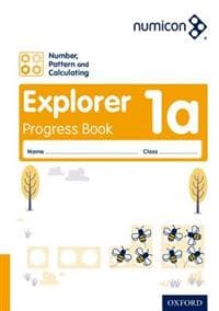 Numicon number pattern and calculating 1 explorer progress book a 