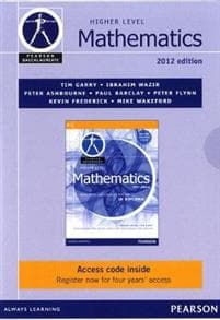 Pearson Baccalaureate Higher Level Mathematics second edition ebook only edition for the IB Diploma