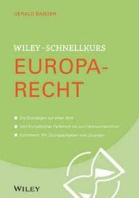 Wiley-Schnellkurs Europarecht
