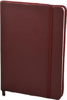 Monsieur Notebook Soft Leather Journal - Burgundy Ruled Medium