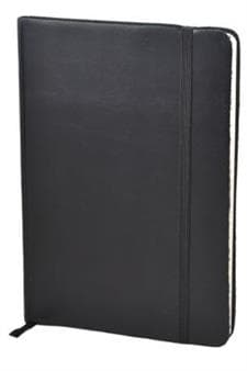 Monsieur Notebook Soft Leather Journal - Black Ruled Medium