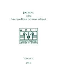 Journal of the American Research Center in Egypt, Volume 51 (2015)