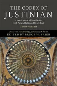 The Codex of Justinian 3 Volume Hardback Set