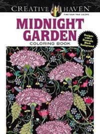 Creative Haven Midnight Garden Coloring Book | CDON