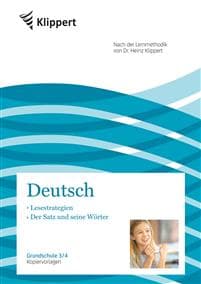 Lesestrategien - Der Satz und seine Wörter