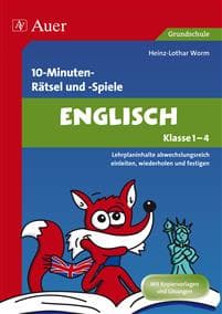 10-Minuten-Rätsel und -Spiele Englisch Klasse 1-4