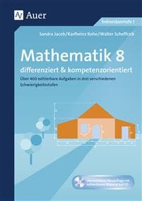 Mathematik 8 differenziert u. kompetenzorientiert